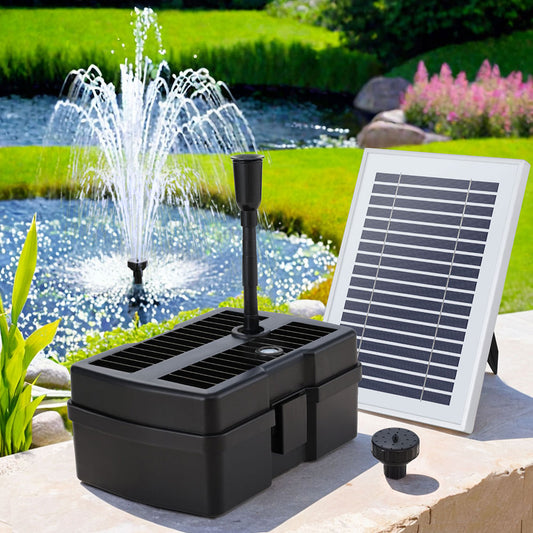 Gardeon Solar Pond Pump Filter Box 4.6FT 470L/H Submersible Fountain