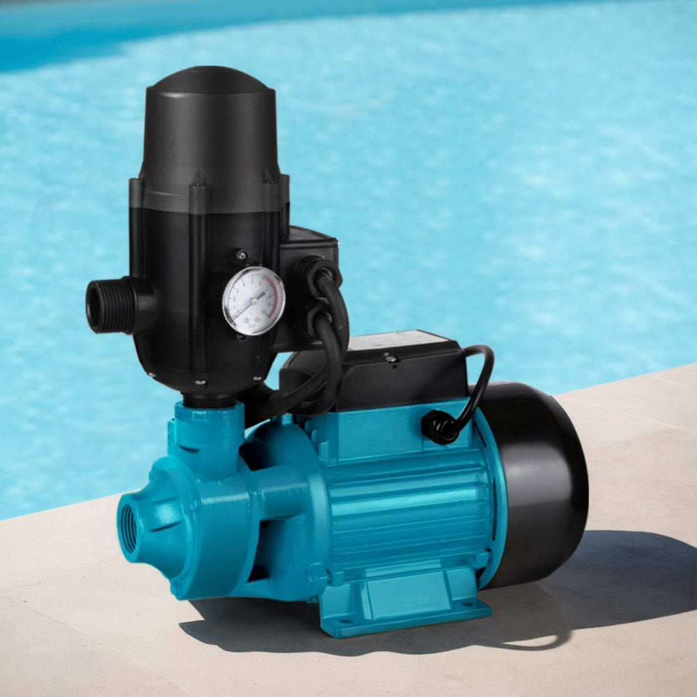 Giantz Peripheral Water Pump Garden Boiler Car Wash Auto Irrigation QB80 Black