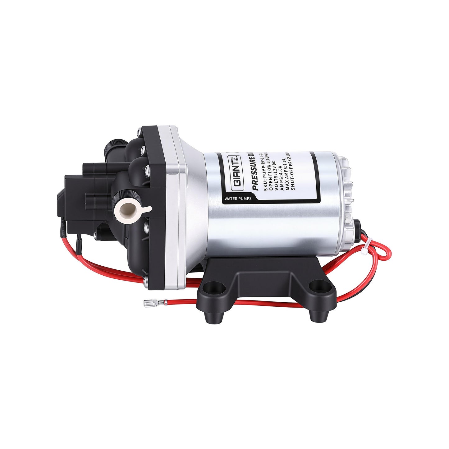 Giantz 12V DC Water Pump 11.3LPM 55PSI Self-Priming RV Marine