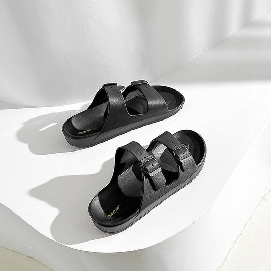 UNISEX BEACH SLIDES 0099 - MEN - Black / AUS Ladies7/Men5/EU38/24cm