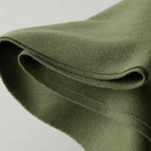 100% MERINO VIRGIN WOOL SCARF 970116 OLIVE