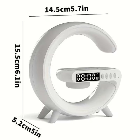 Wireless Bluetooth Speaker with RGB Light & Alarm