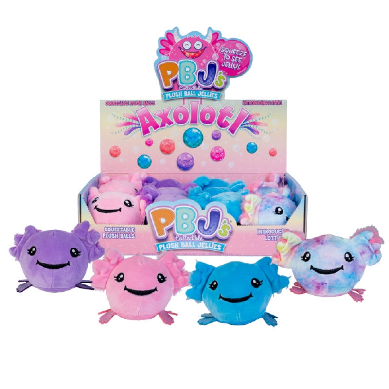 Plush Ball Jellies Axolotl