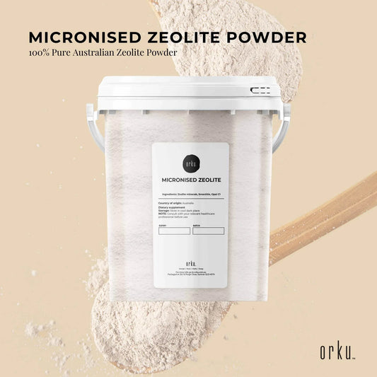 800g Pure Micronised Zeolite Powder Mineral Tub - Micronized Volcamin
