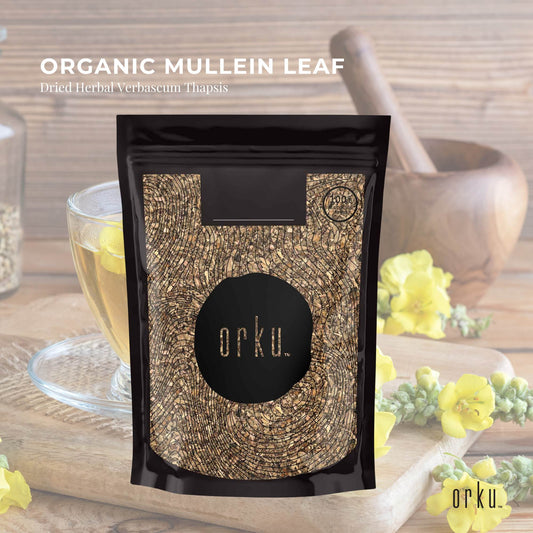 25g Organic Mullein Leaf - Dried Herbal Verbascum Thapsis