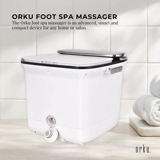 Foot Spa Automatic Water Heating Massager - Electric Pedicure Bath