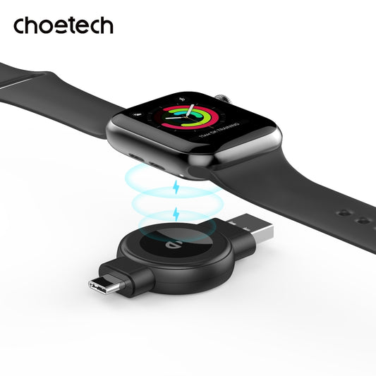 CHOETECH T606-F USB-A +USB-C Magnetic Charger for Samsung & Apple Watch