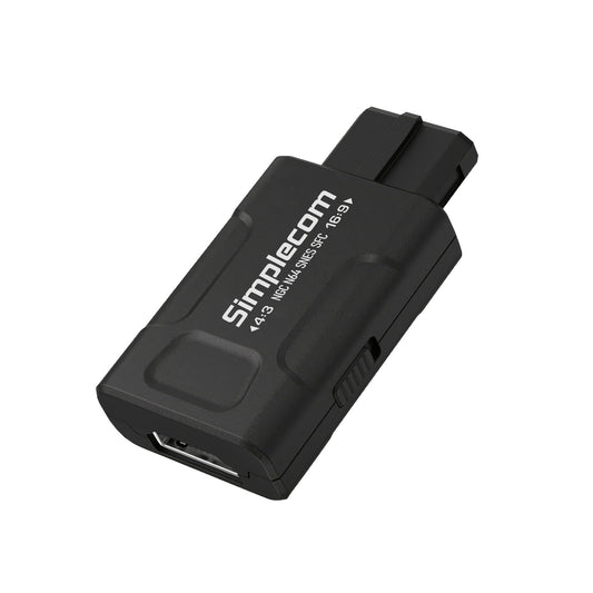 Simplecom CM461v2 HDMI Adapter Composite AV and S-Video to HDMI Converter for Nintendo NGC N64 SNES SFC