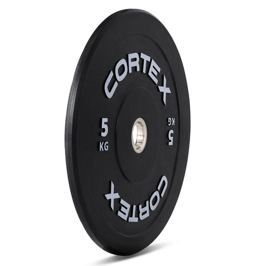 CORTEX Black Series V3 Rubber Olympic Bumper Plate 50mm 5kg (2 Pack)