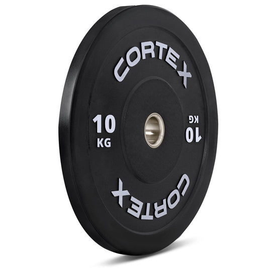 CORTEX Black Series V3 Rubber Olympic Bumper Plate 50mm 10kg (2 Pack)