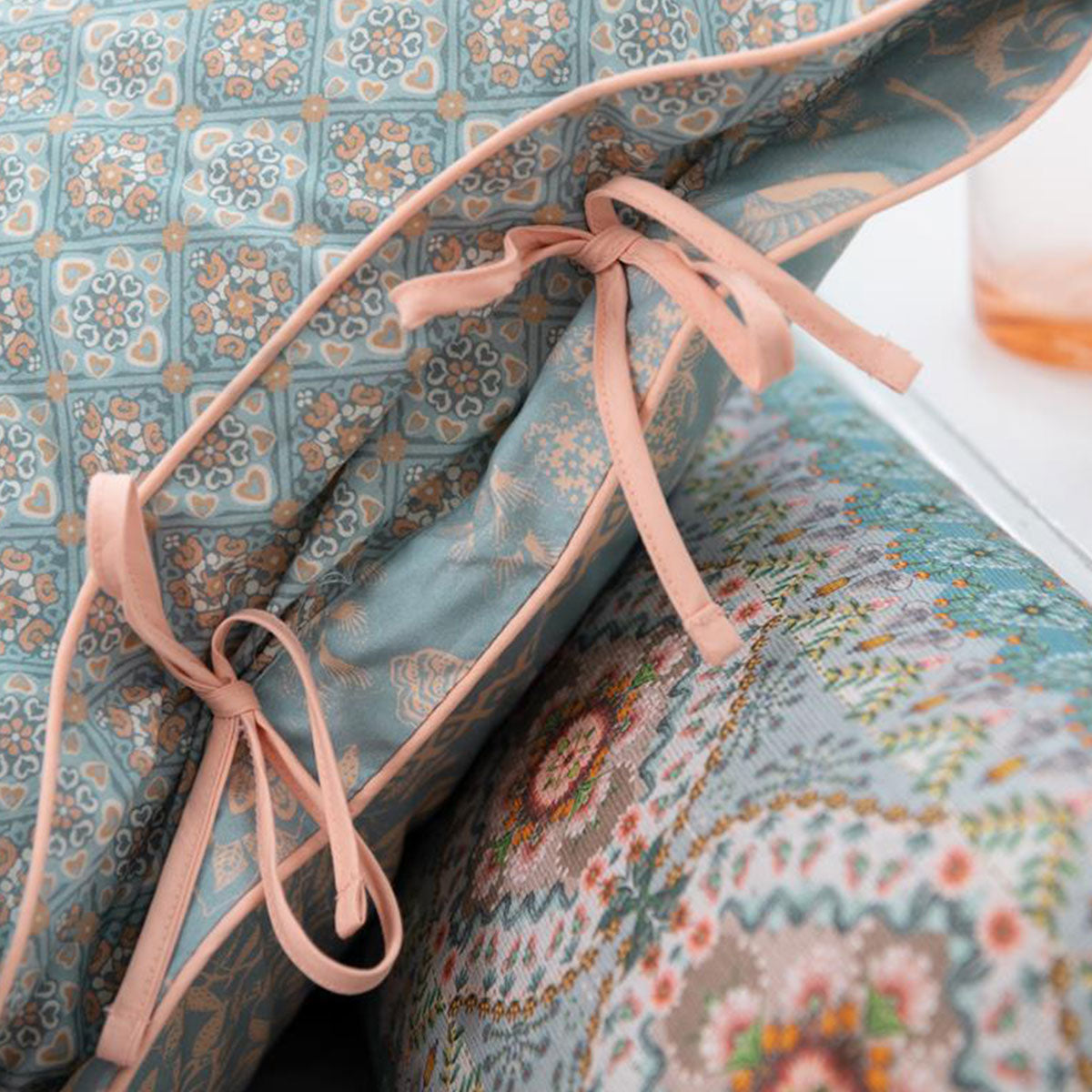 PIP Studio Origami Tree Light Blue Quilt Cover Set Queen