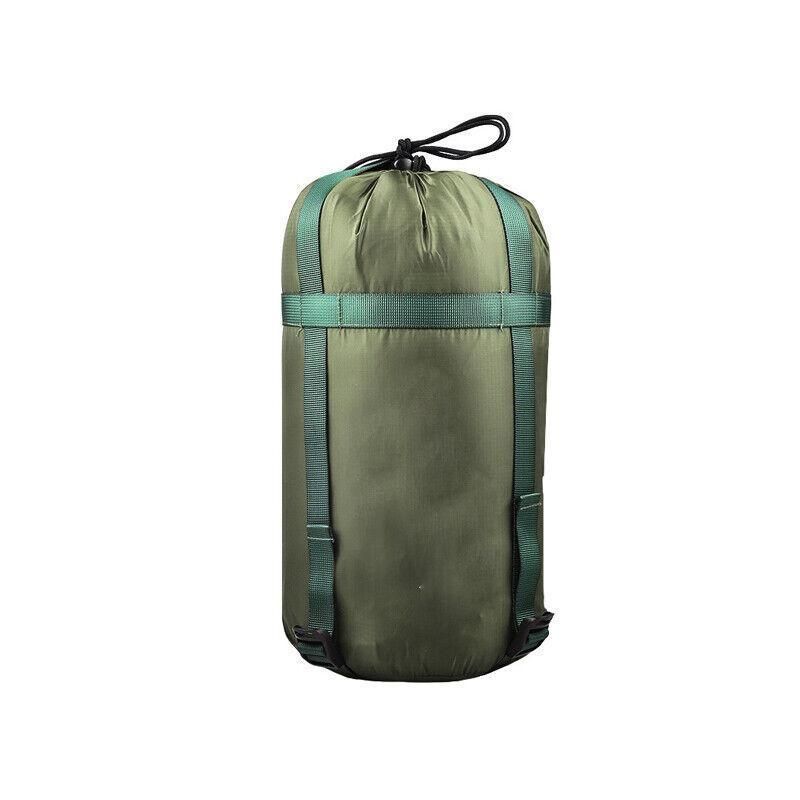 Camping Sleeping Bag Compression Sack Waterproof Outdoor Storage Bag - Wine Red