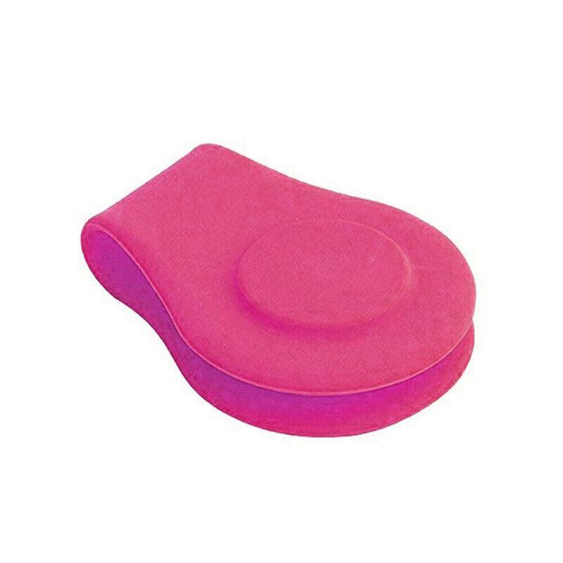 1Pc Silicone Golf Hat Clip Ball Marker Holder with Secure Attachment Design - Black