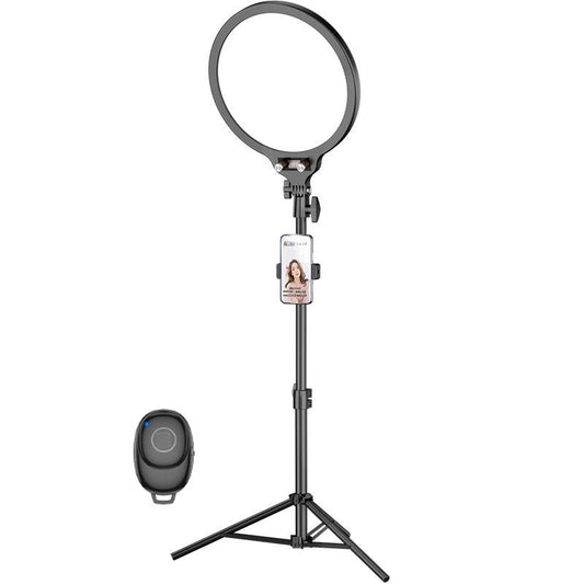 Full-screen 12.6 Selfie Ring Light Tripod Set - 210cm for Live Stream - 55Cm Overhead Shot