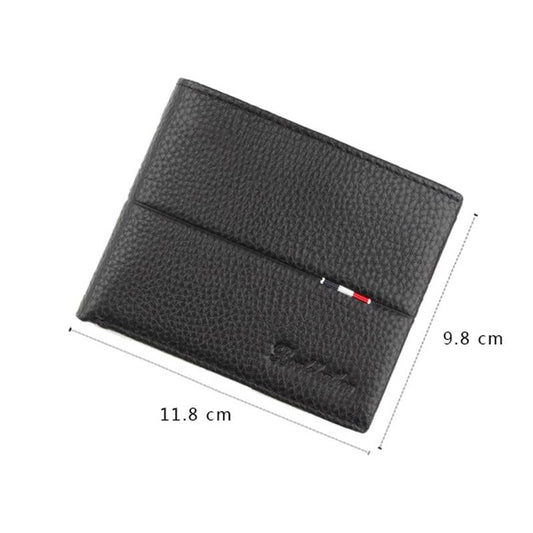 Rfid-blocking Men Wallet with Card Holder by Baweisi - Black