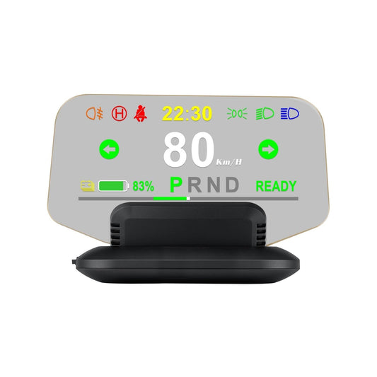 5.1 Inch Car Hud Display For Tesla Model 3 / Y Overspeed Alarm & Battery Percentage