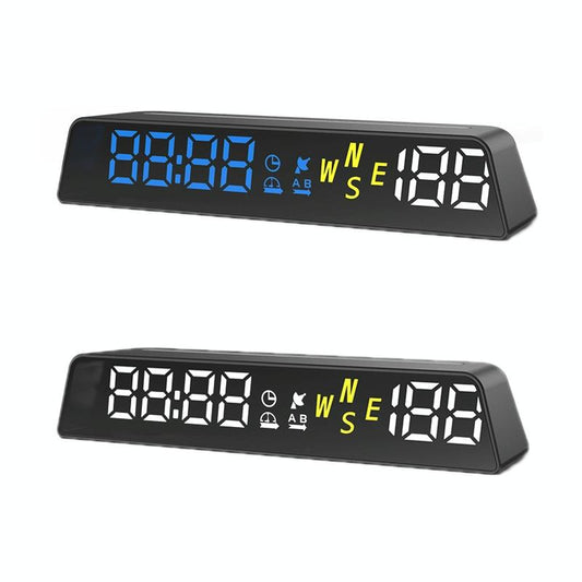 Usb Powered Hd Vehicle Altitude Meter Hud Display - White