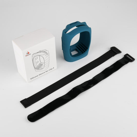 Silicone Case with Straps for Jbl Clip 4 Bluetooth Speaker - Blue