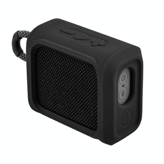 Portable Silicone Speaker Cover with Strap for Jbl Go3 - Black