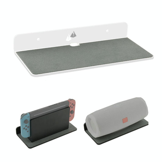 Bluetooth Speaker Wall Storage Bracket - Home Living Room Organizer - Black