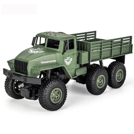 2.4ghz 4ch Remote Control Dongfeng 7 Six-wheeled Armor Truck Toy - Green