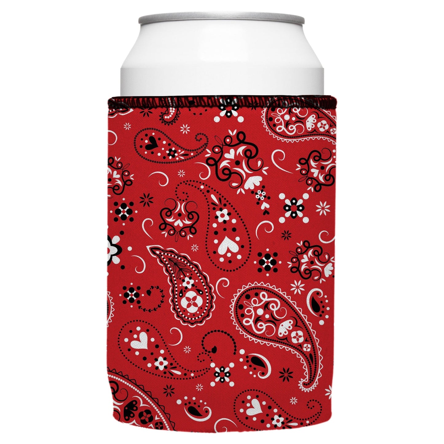 Red Bandana Stubby Cooler 2-Pack - Standard