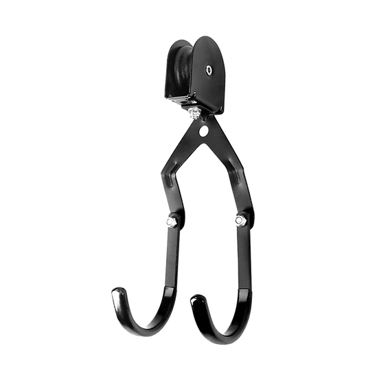 Heavy Duty Bike Hoist Pulley Lift – Garage Ceiling Bicycle Storage Rack w/ Lock