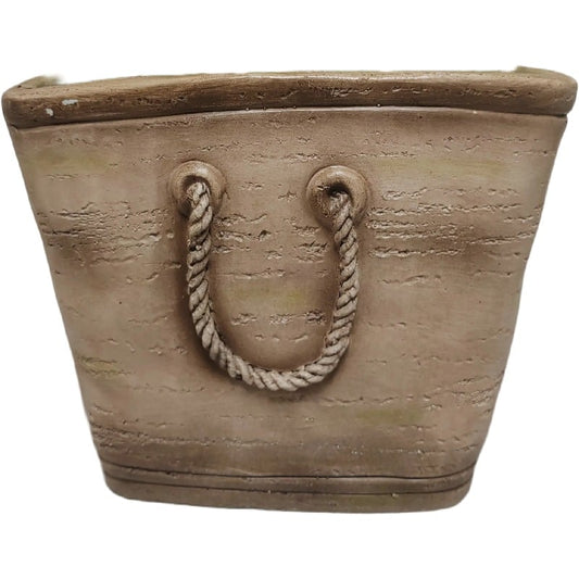 Handbag Planter w Hole + Plug 26cm