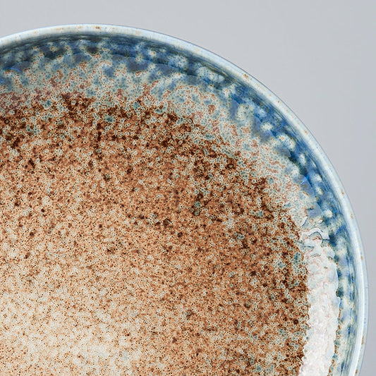 Plate High Rim 22cm Earth & Sky Glaze