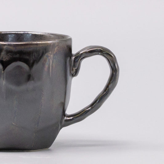 Mug in a Gift Box 260ml Black Drip Glaze