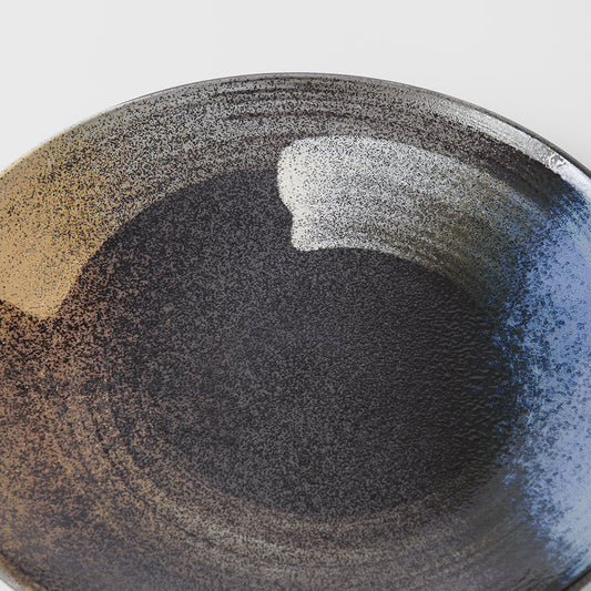 Dinner Plate 28.5cm Gold Brushstroke Glaze
