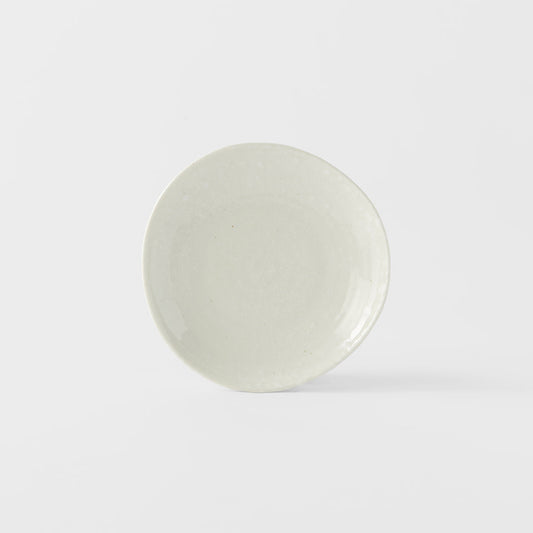 Saucer Organic Shape 13.5cm Kanso Soft White Glaze