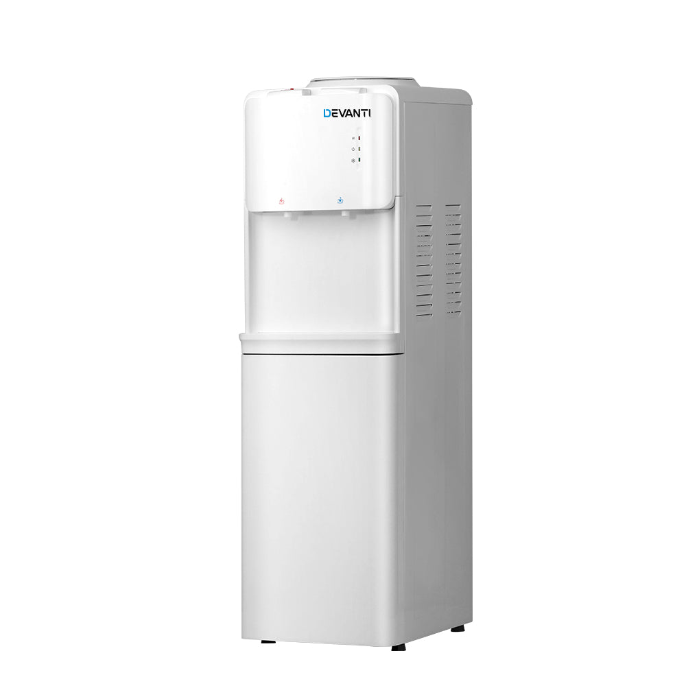 Devanti Water Cooler Dispenser Stand 22L White - Hot & Cold