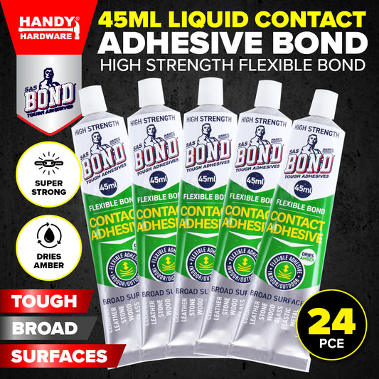 Handy Hardware 24PCE Adhesive Bond Multipurpose Water/Heat Resistant 45ml