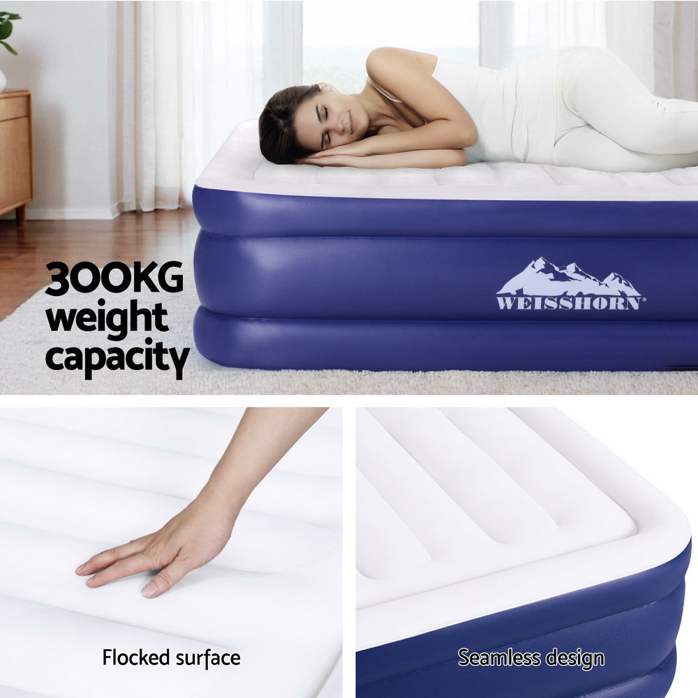 Weisshorn Air Mattress King Inflatable Bed Air bed 51cm