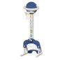 Keezi Kids Basketball Hoop Stand Adjustable 6-in-1 Sports Center Toys Set Blue