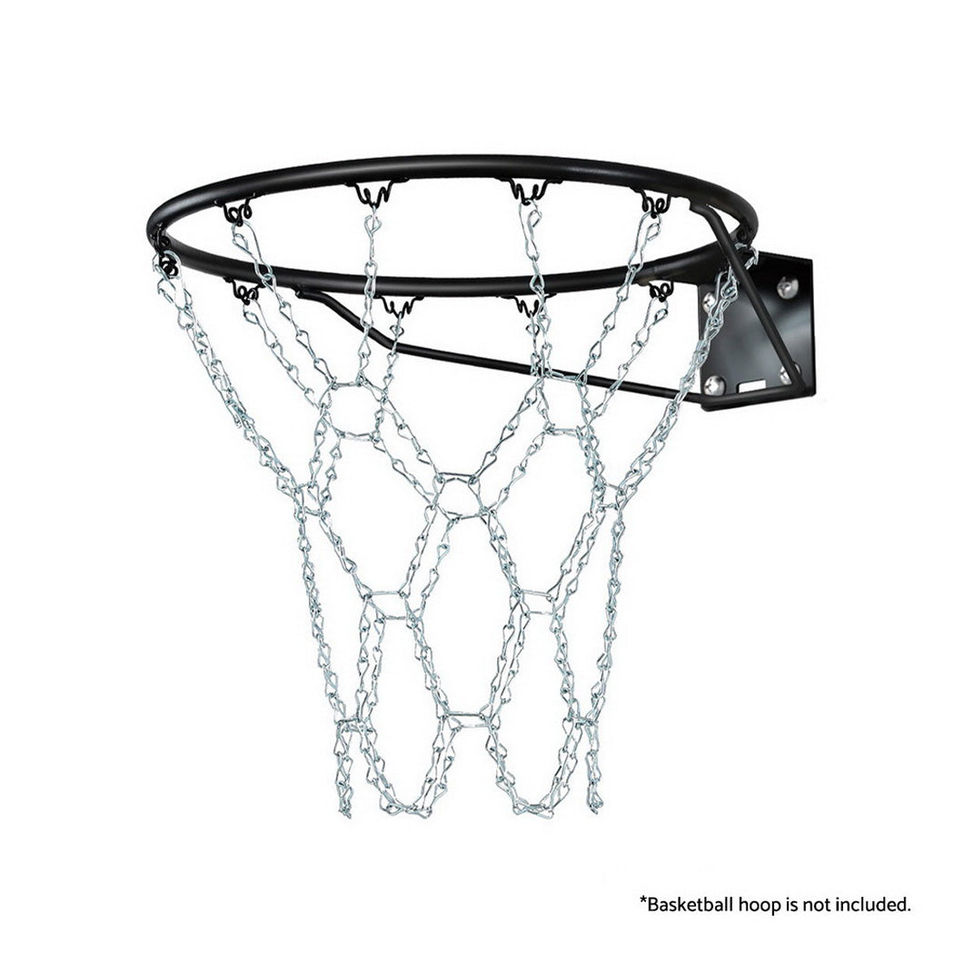 Everfit Basketball Ring Metal Braided Chain Net 12 Loop