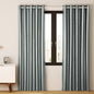 Artiss 2X Blockout Curtains Eyelet 240x230cm Grey Shine