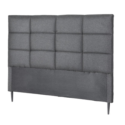 Artiss Bed Headboard Queen Bedhead Linen Fabric Charcoal