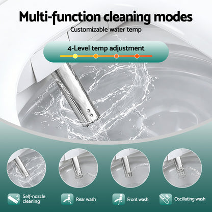 Cefito Smart Electric Bidet Toilet Seat Cover D-Shape SIAA Material Certified