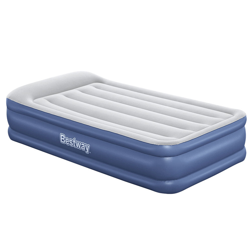 Bestway Air Mattress Inflatable Bed 46cm Airbed Single Blue