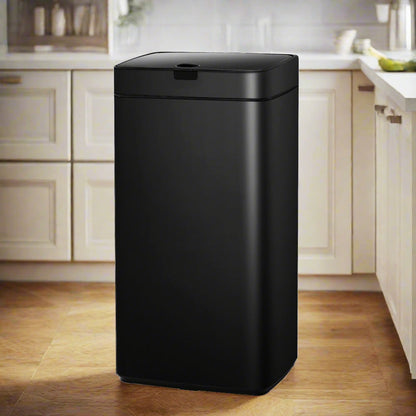 Devanti 45L Motion Sensor Bin Rubbish Automatic Black