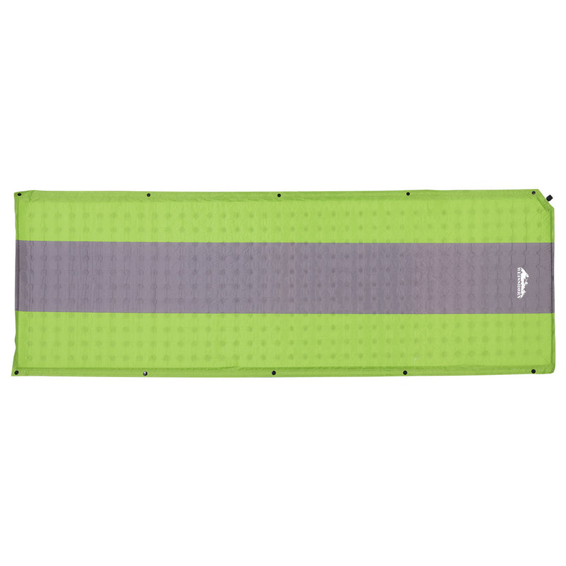 Weisshorn Self Inflating Mattress Camping Sleeping Mat Air Bed Pad Single Green