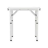 Weisshorn Folding Camping Table 60CM Adjustable Portable Outdoor Picnic Desk