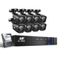 UL-tech CCTV Security System 8CH DVR 8 Cameras 2TB Hard Drive