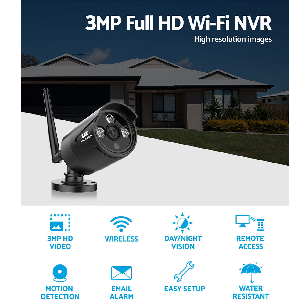 UL-tech Wireless CCTV 3MP Camera Bullet