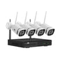 UL-tech Wireless CCTV Security System 8CH NVR 3MP 4 Square Cameras