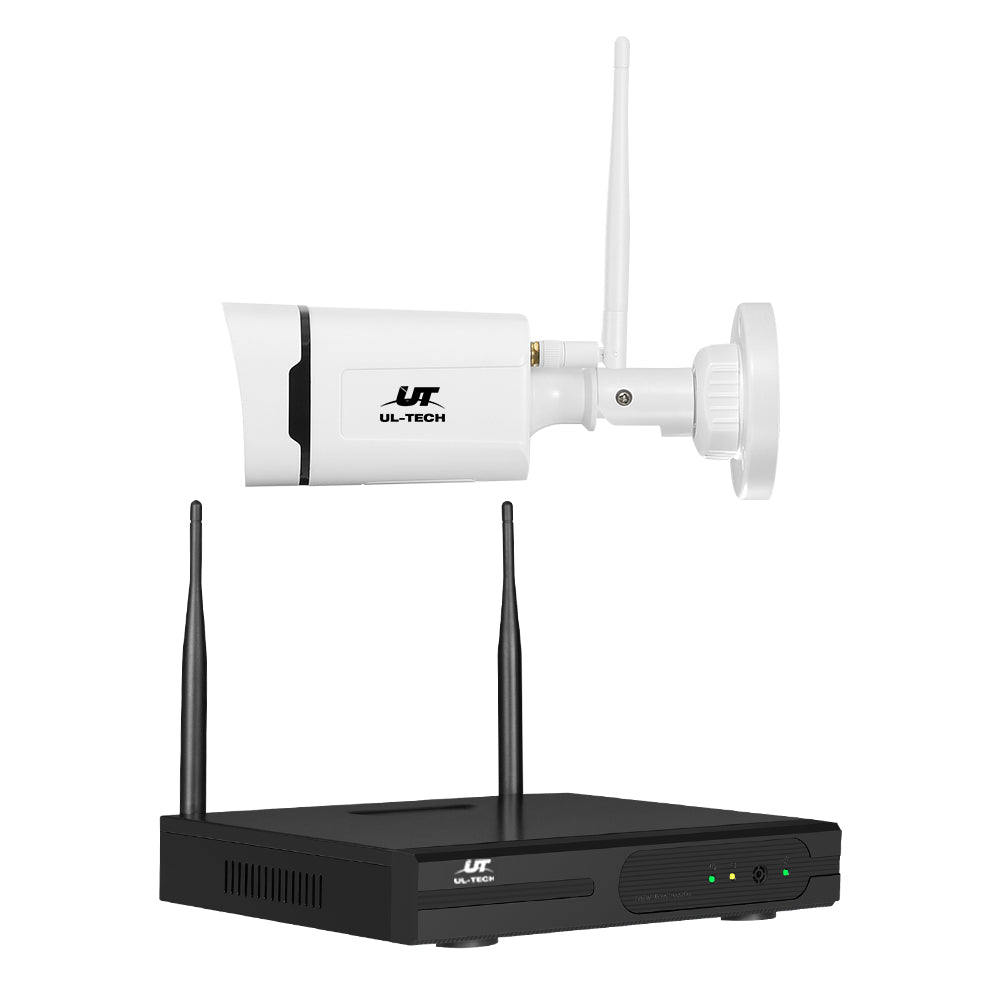 UL-tech Wireless CCTV Security System 8CH NVR 3MP 8 Square Cameras