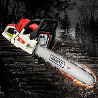 Giantz 58CC Chainsaw Commercial Petrol 20" Bar E-Start 20 Bar Pruning Chain Saw