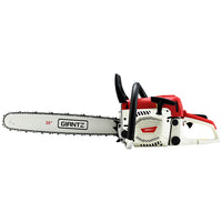 Giantz 58CC Chainsaw Commercial Petrol 20" Bar E-Start 20 Bar Pruning Chain Saw